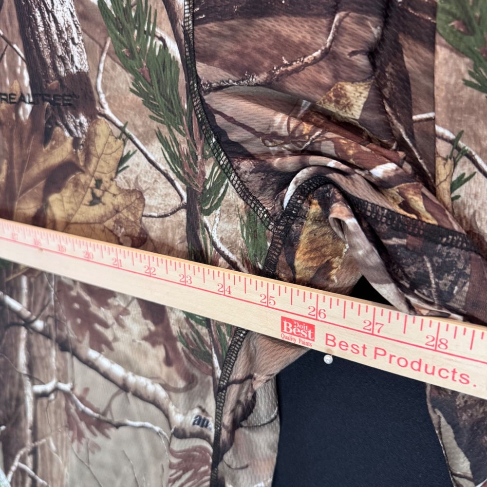 Realtree AP Camo Long Sleeve Performance Shirt Mens XL Camouflage Hunting Tee - Picture 5 of 9